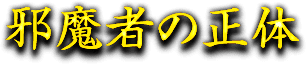 邪魔者の正体